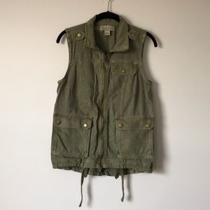 Lucky Brand canvas vest